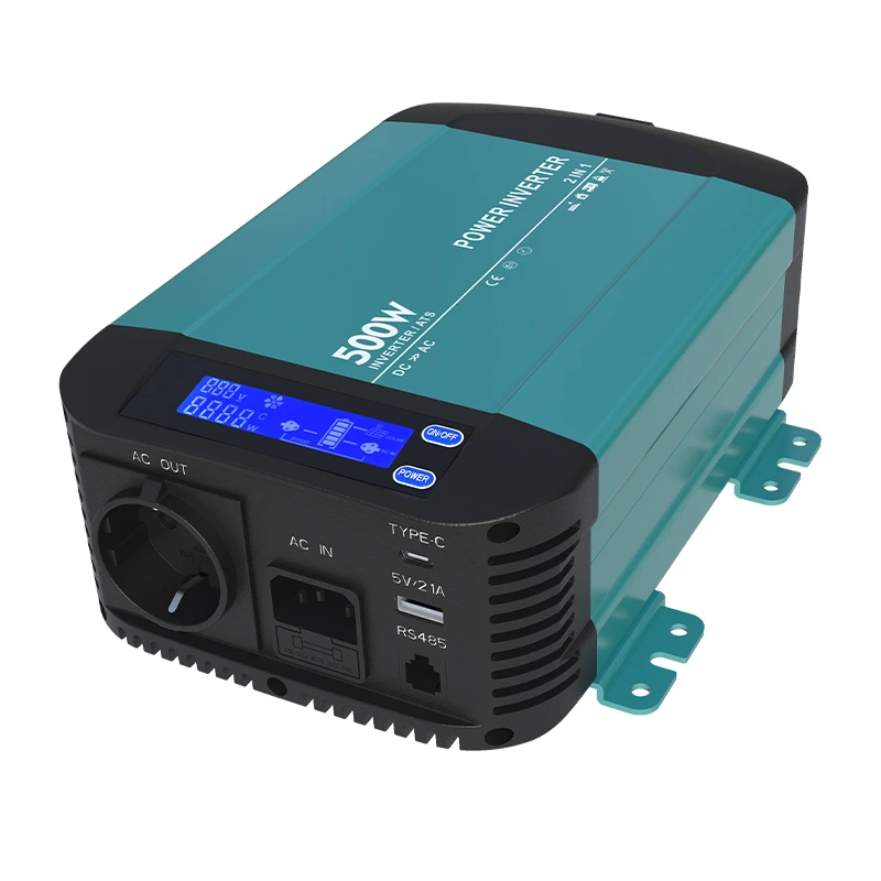 500w Pure Sine Wave Inverter Με Φορτιστή HK500PC 500w Pure Sine Wave Inverter Με Φορτιστή HK500PC